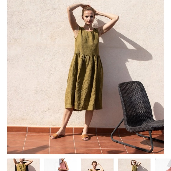 Not Perfect Linen Smock Dress - Picture 5 of 5